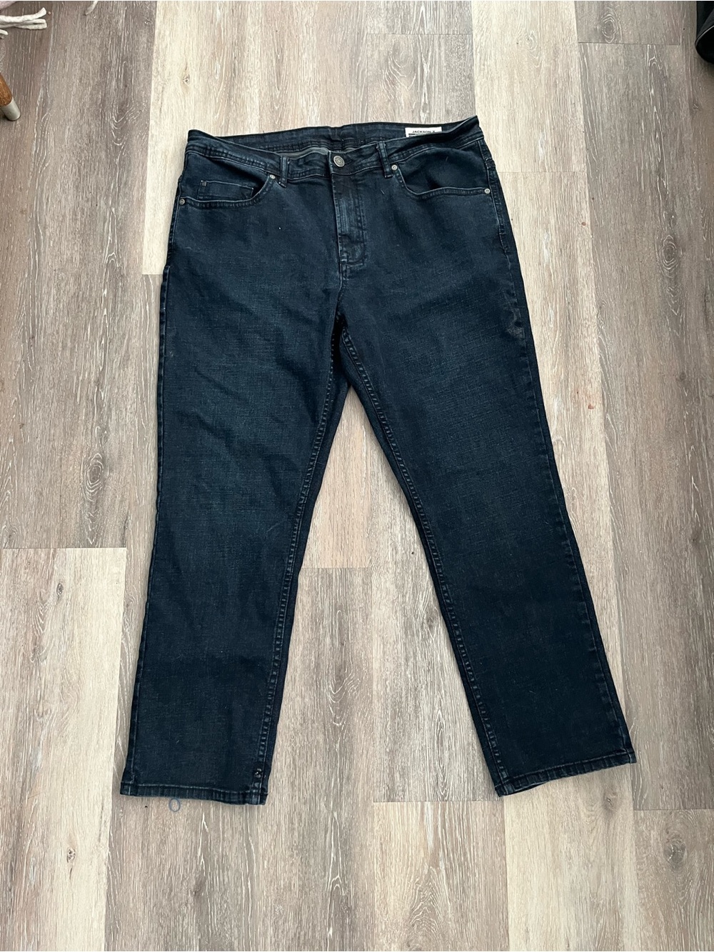 Buffalo David Bitton Mens 38x30 Jackson-X Dark Indigo Straight Stretch Jeans